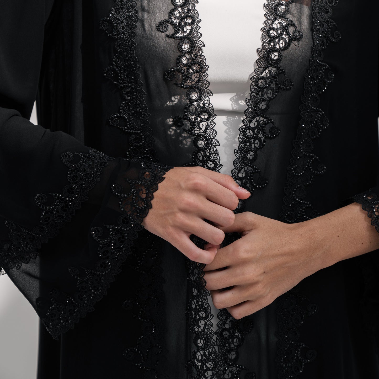 Black Lace Embroidery - ER1