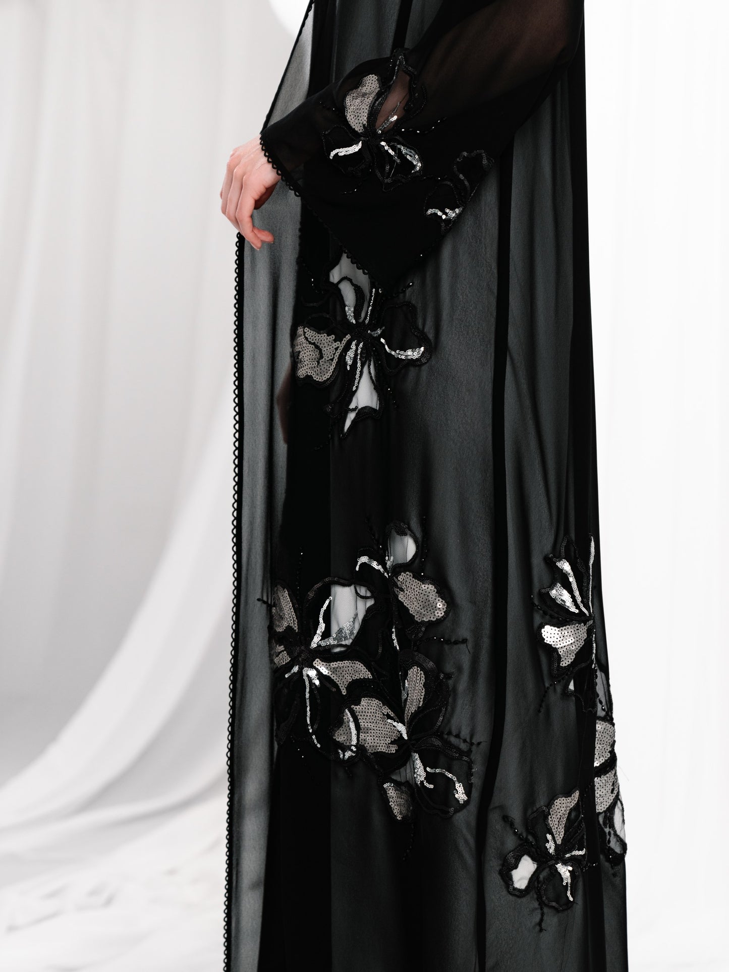 Black Lace Embroidery G-ER24