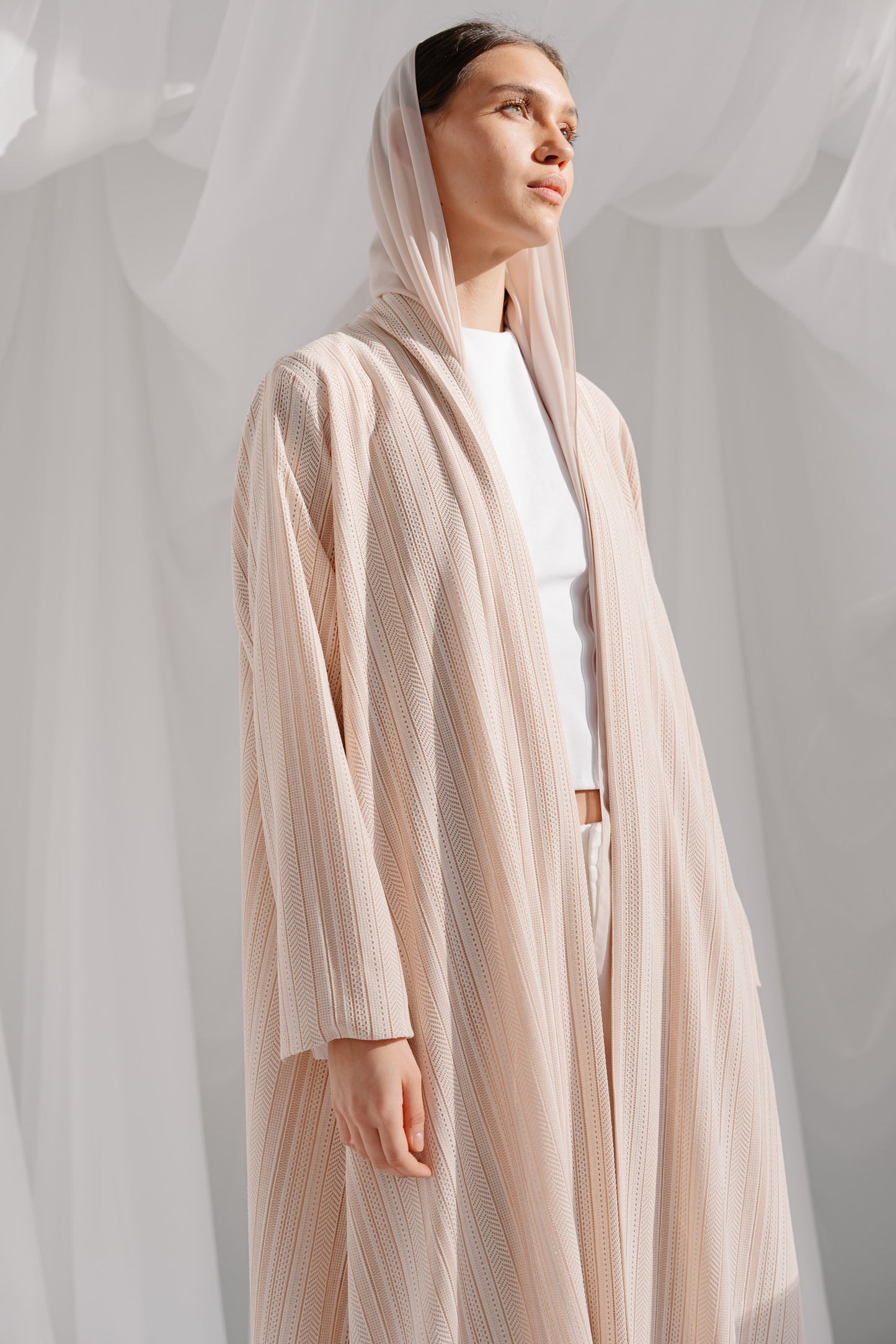 Clay Beige Abaya P68