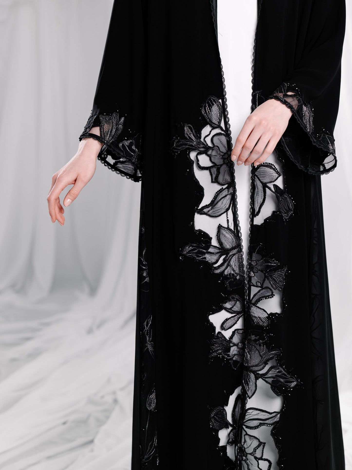 Black Lace Embroidery -ER20