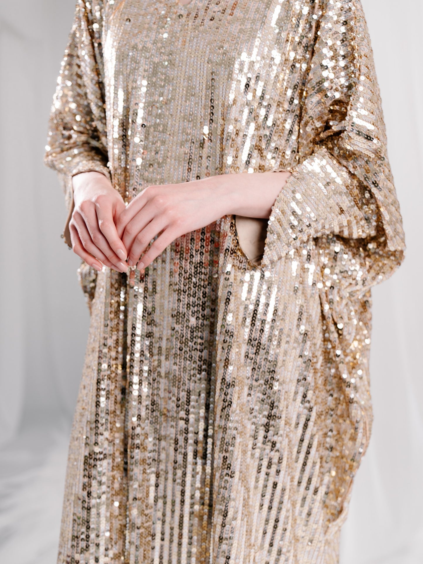 Clay Gold Sequin Dress CL268