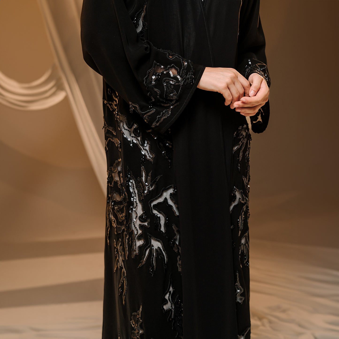 Black Lace Embroidery -ER209