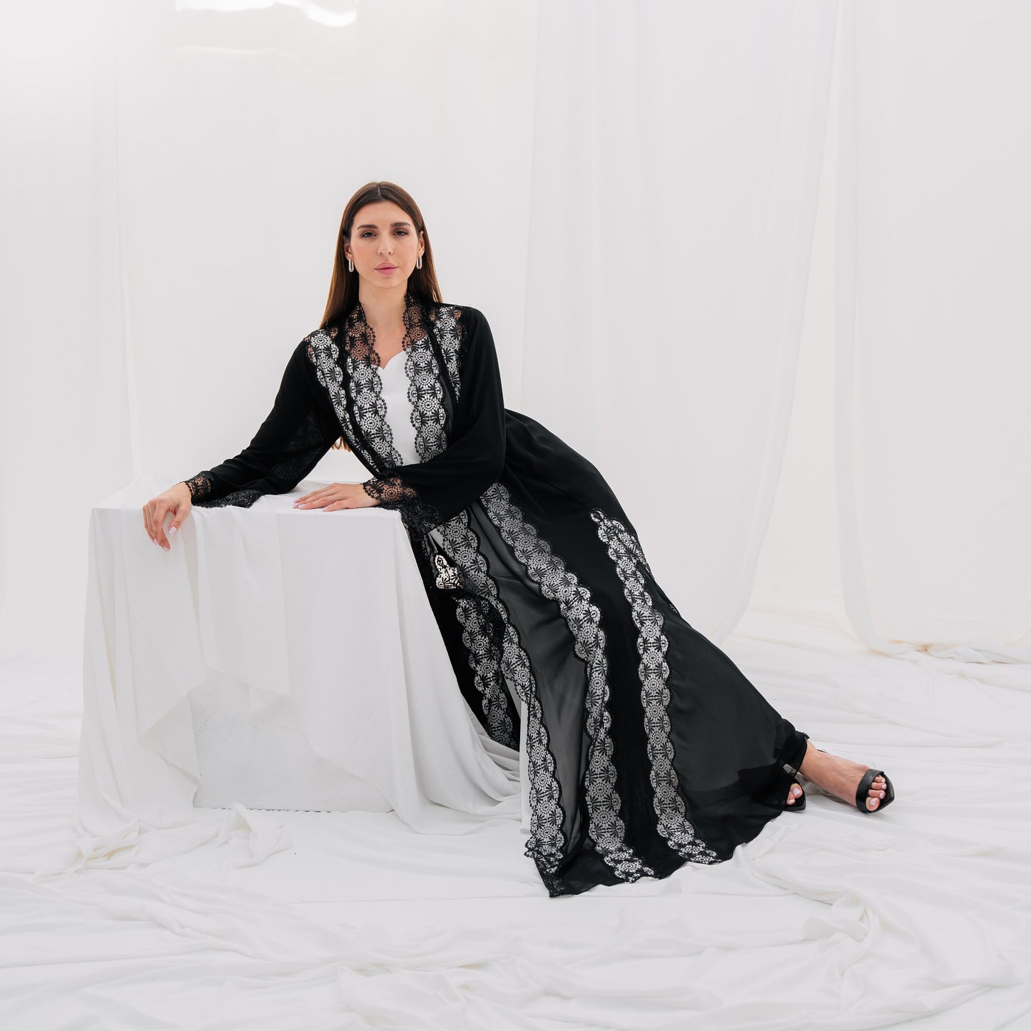 Black Lace Embroidery -ER4