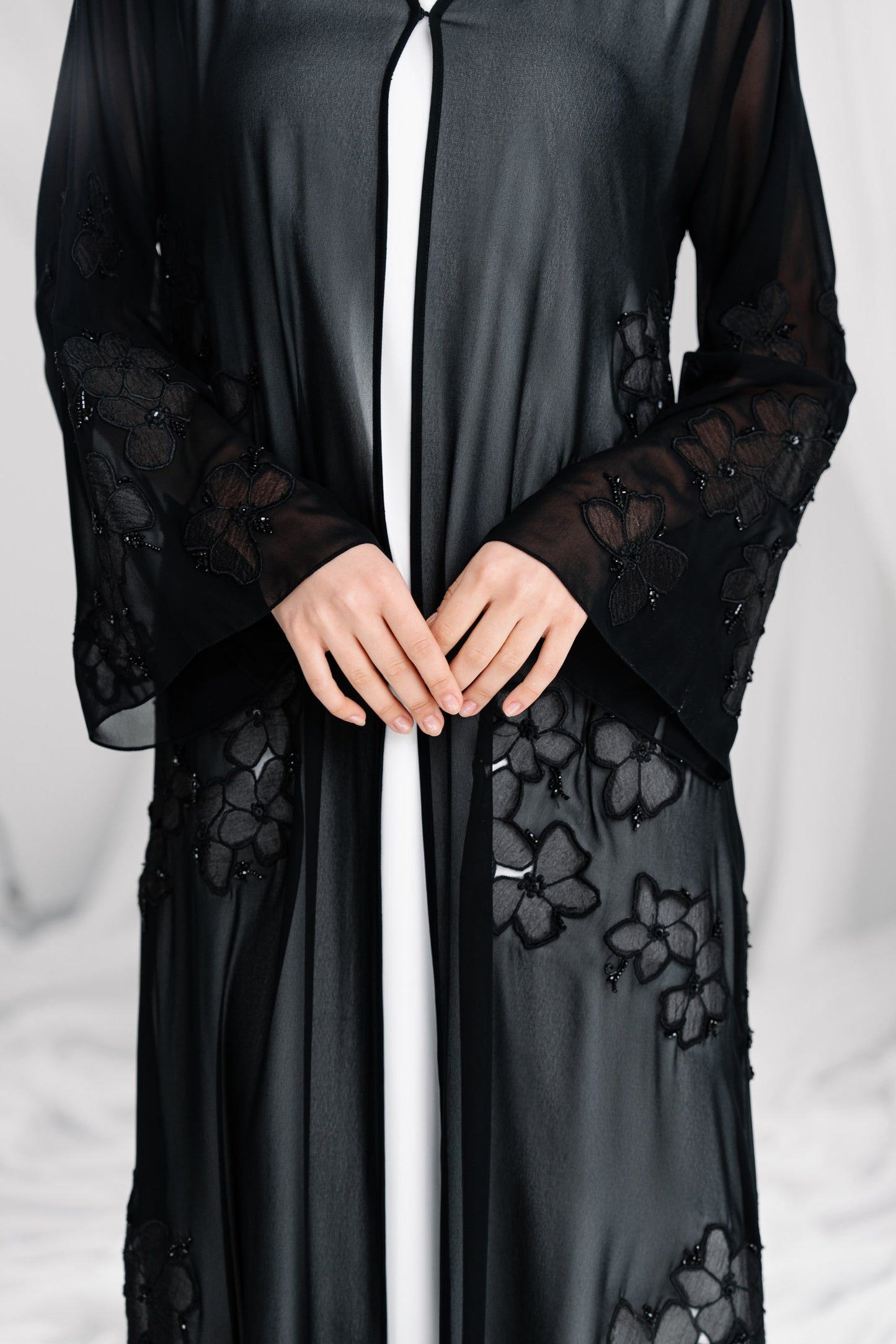 Black Lace Embroidery - ER9