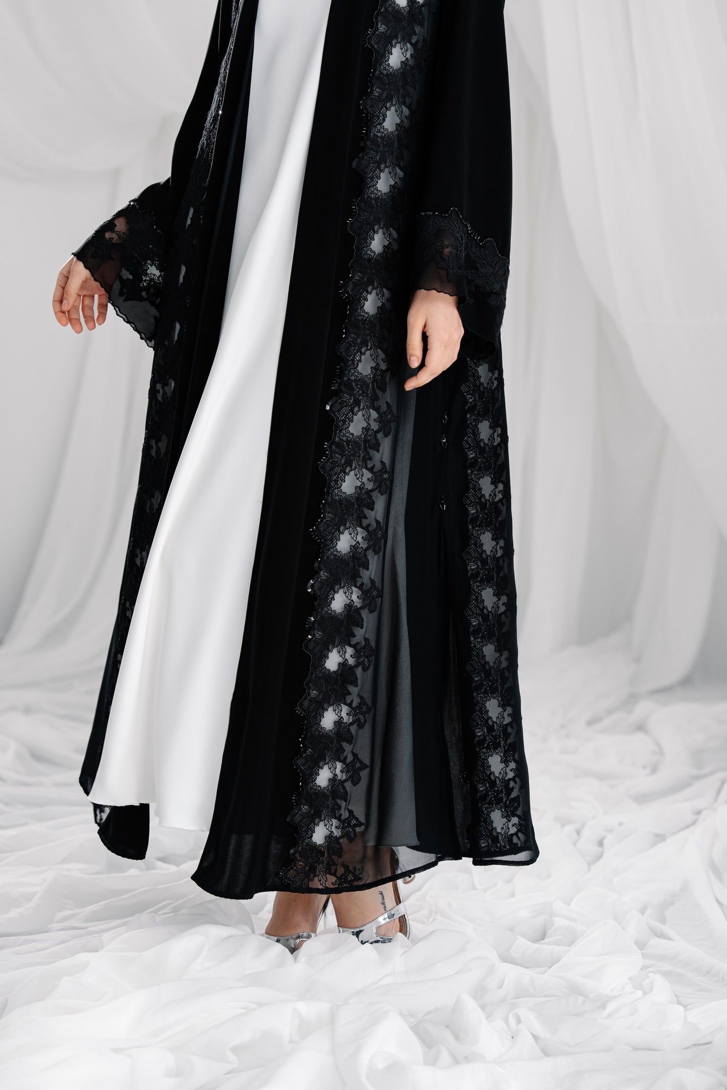 Black Lace Embroidery -ER256