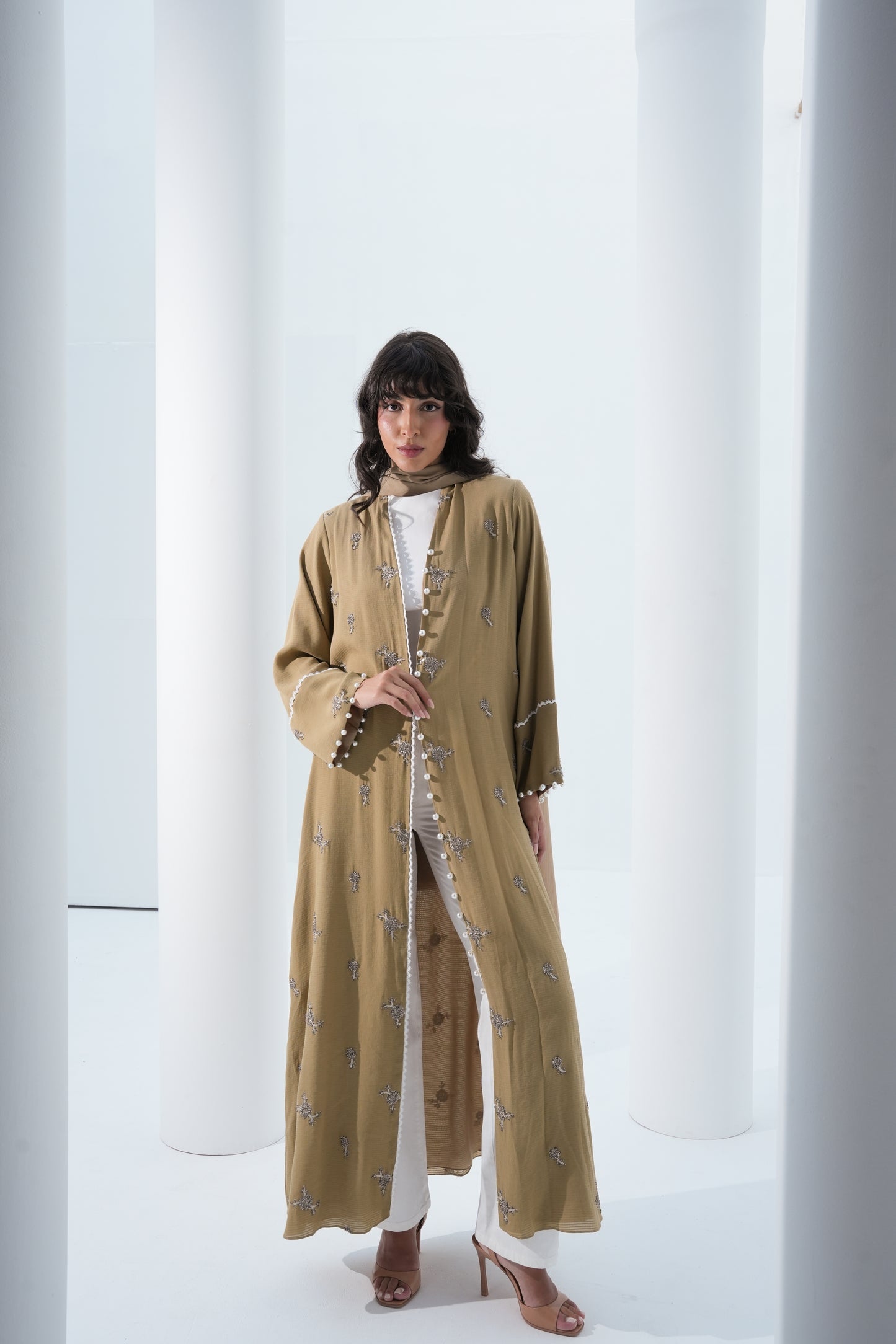 CLAY COLOR ABAYA-YA200