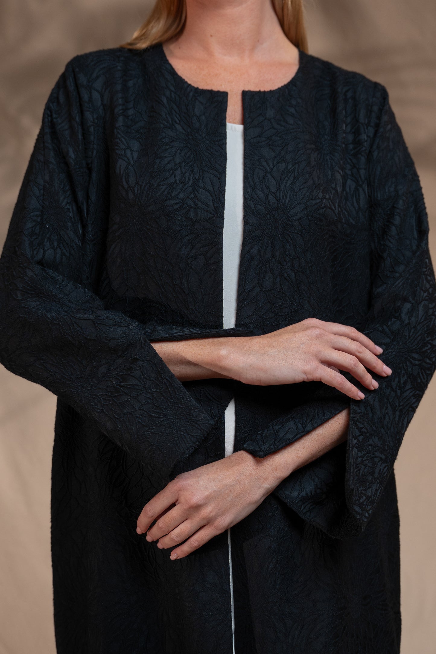 Zay Black Abaya P76