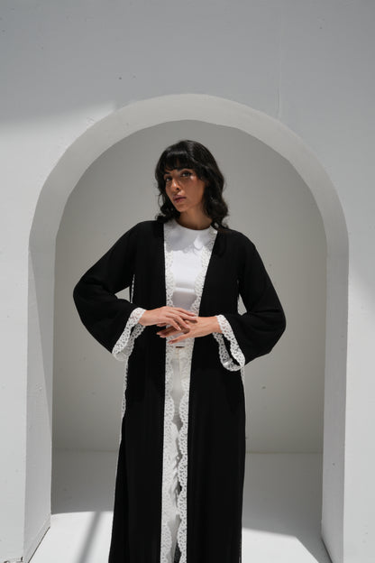 ZAY BLACK CHIFFON- ER79