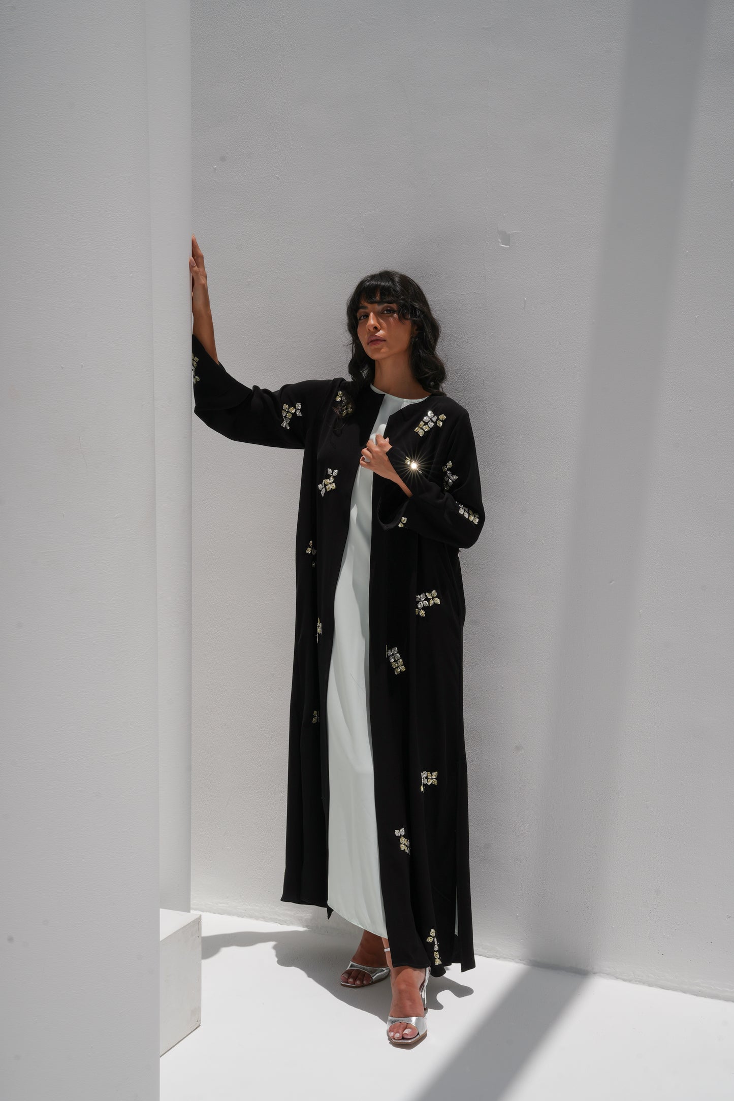 ZAY CREPE BLACK ABAYA -R285