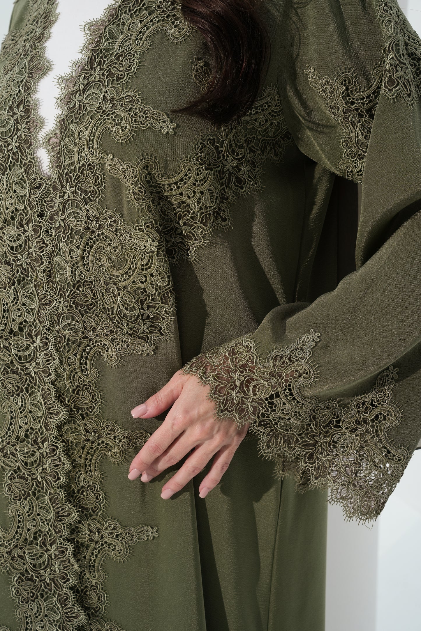 CLAY COLOR ABAYA- YA202