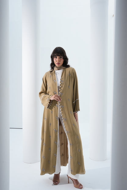 CLAY COLOR ABAYA-YA200