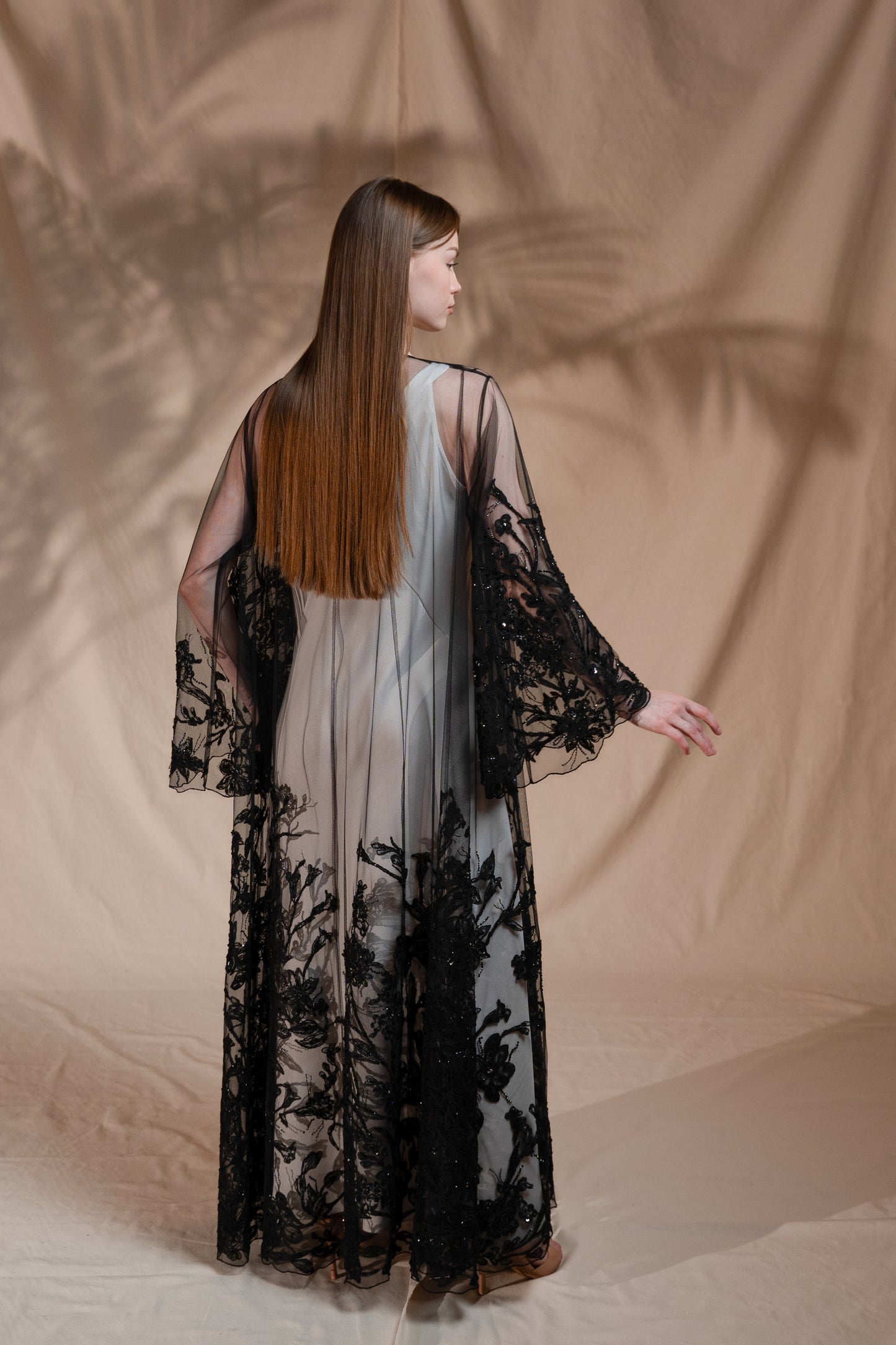 Zay Floral Abaya WA18