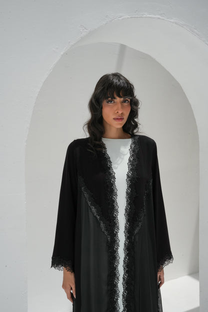 ZAY BLACK ABAYA - ER75