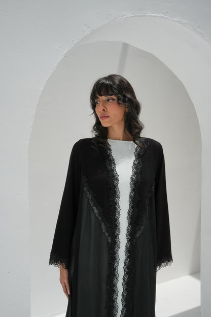 ZAY BLACK ABAYA - ER75