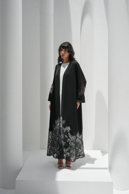 ZAY BLACK ABAYA- ER82