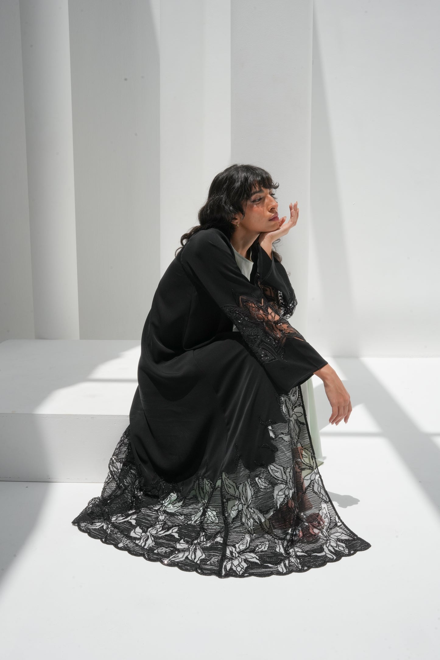 ZAY BLACK ABAYA- ER82