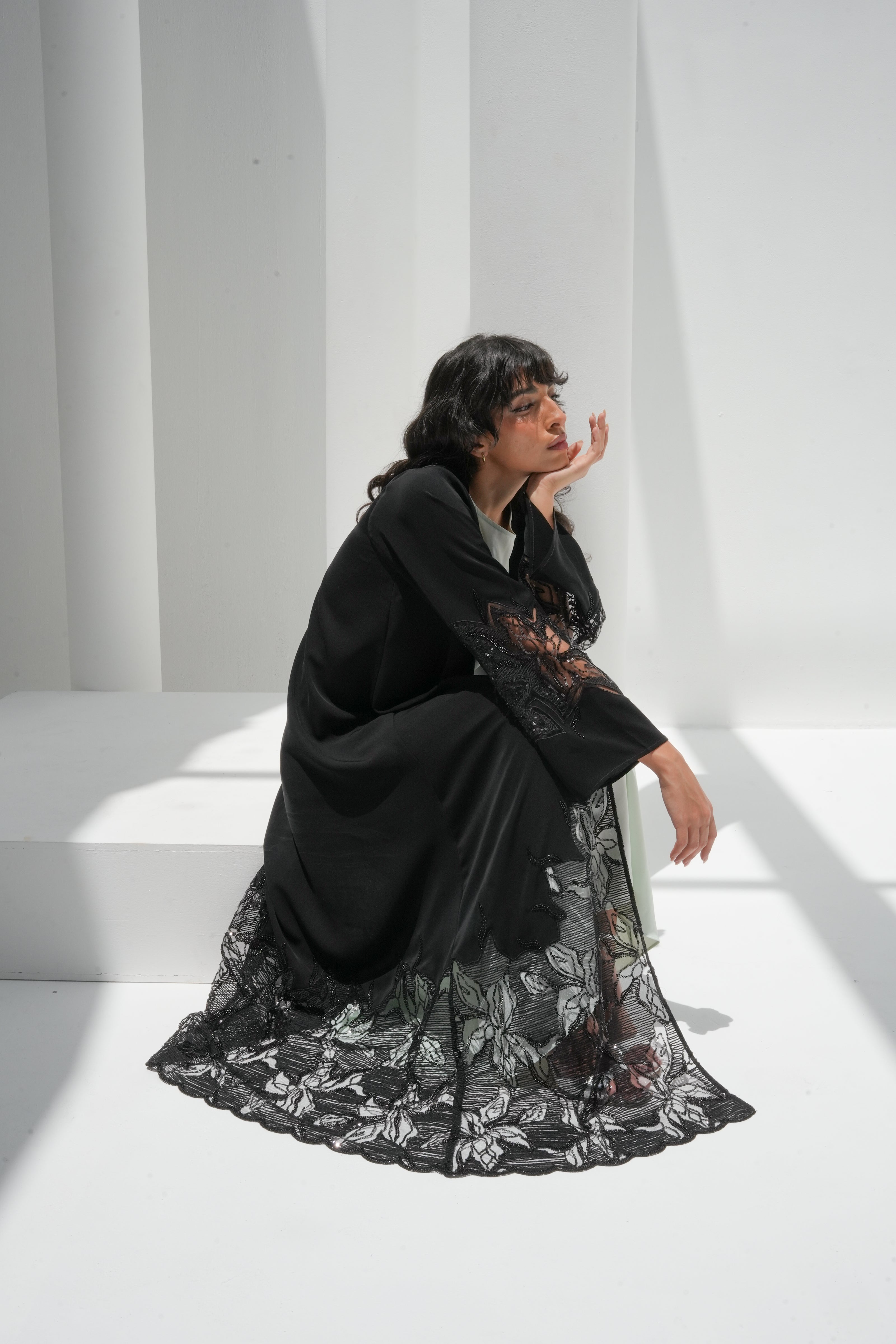 ZAY BLACK ABAYA- ER82