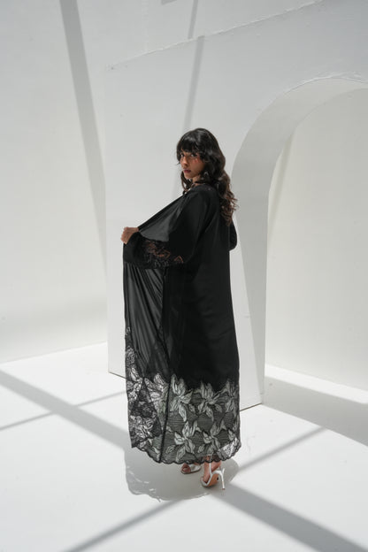 ZAY BLACK ABAYA- ER82