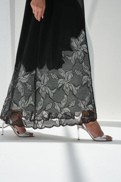 ZAY BLACK ABAYA- ER82
