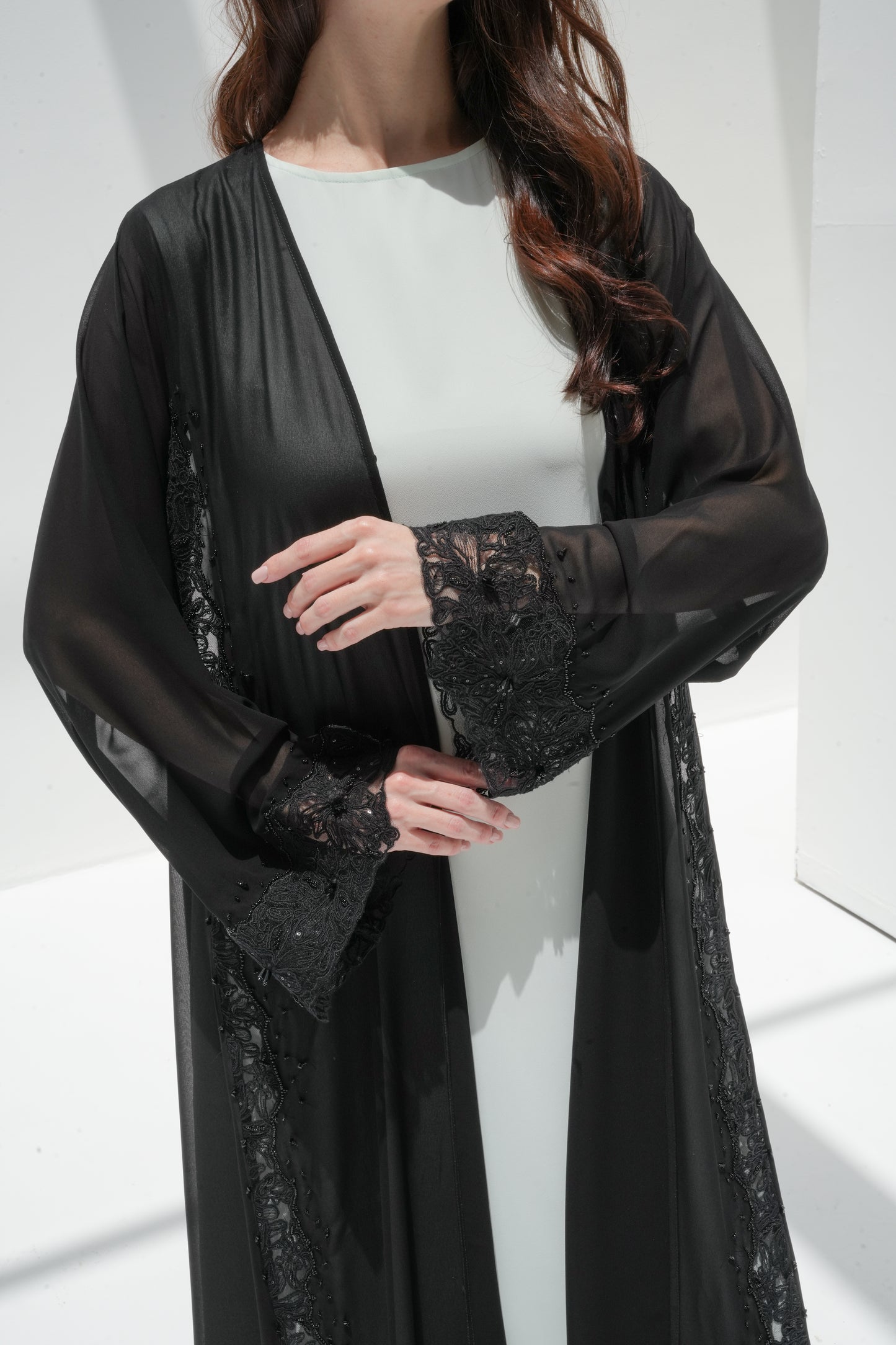 ZAY BLACK ABAYA- ER76