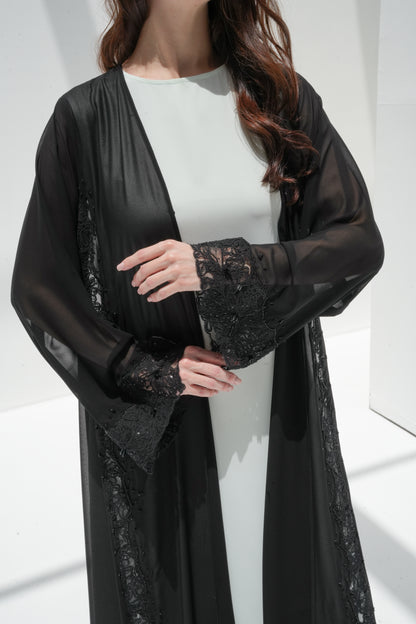 ZAY BLACK ABAYA- ER76