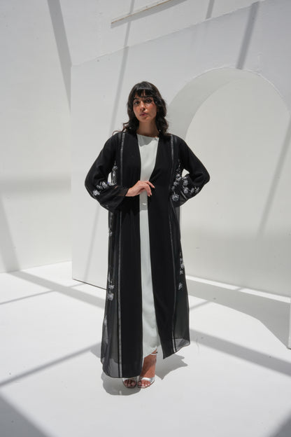 ZAY BLACK ABAYA -R281