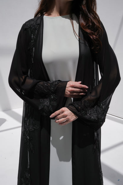 ZAY BLACK ABAYA -ER77