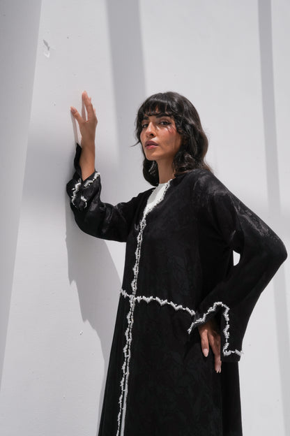 ZAY BLACK ABAYA -R283