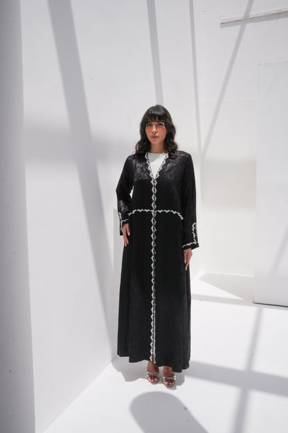ZAY BLACK ABAYA -R283