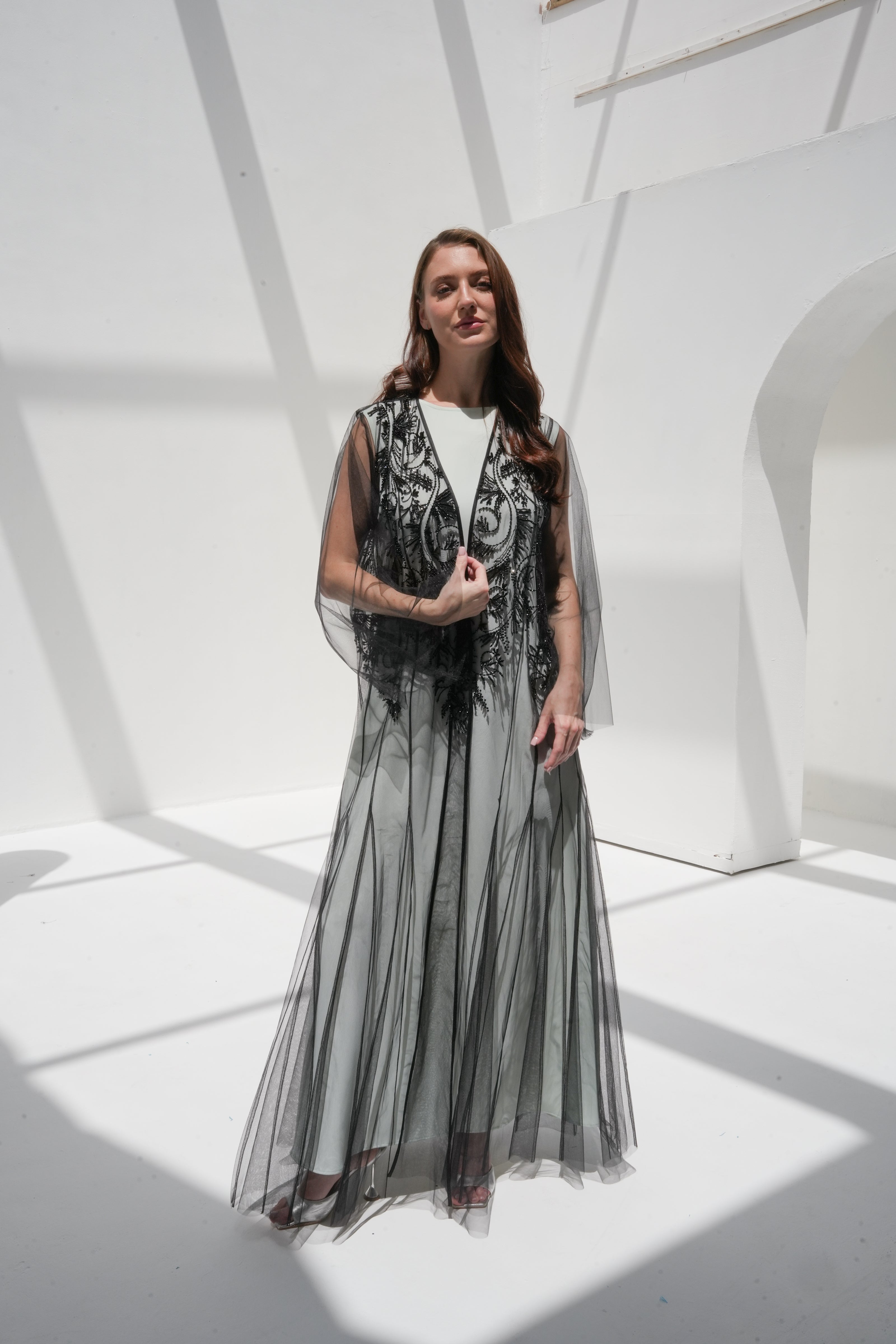 ZAY TULLE ABAYA- WA20