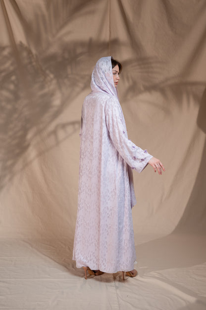 CLAY COLOR ABAYA- YA185