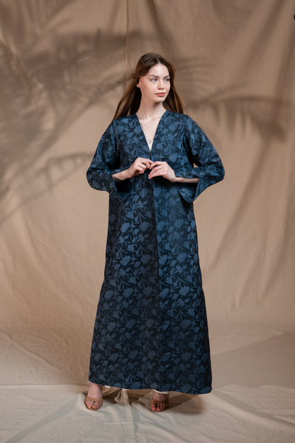 CLAY COLOR ABAYA- P77