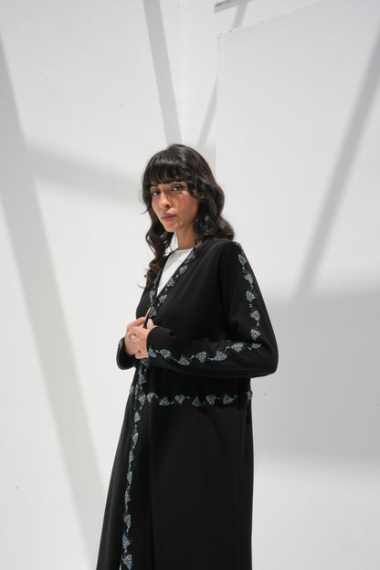 ZAY BLACK ABAYA- R286