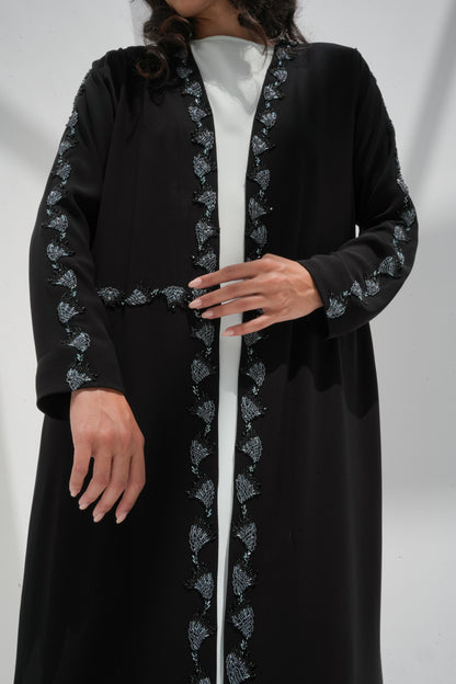 ZAY BLACK ABAYA- R286