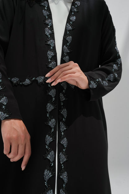 ZAY BLACK ABAYA- R286